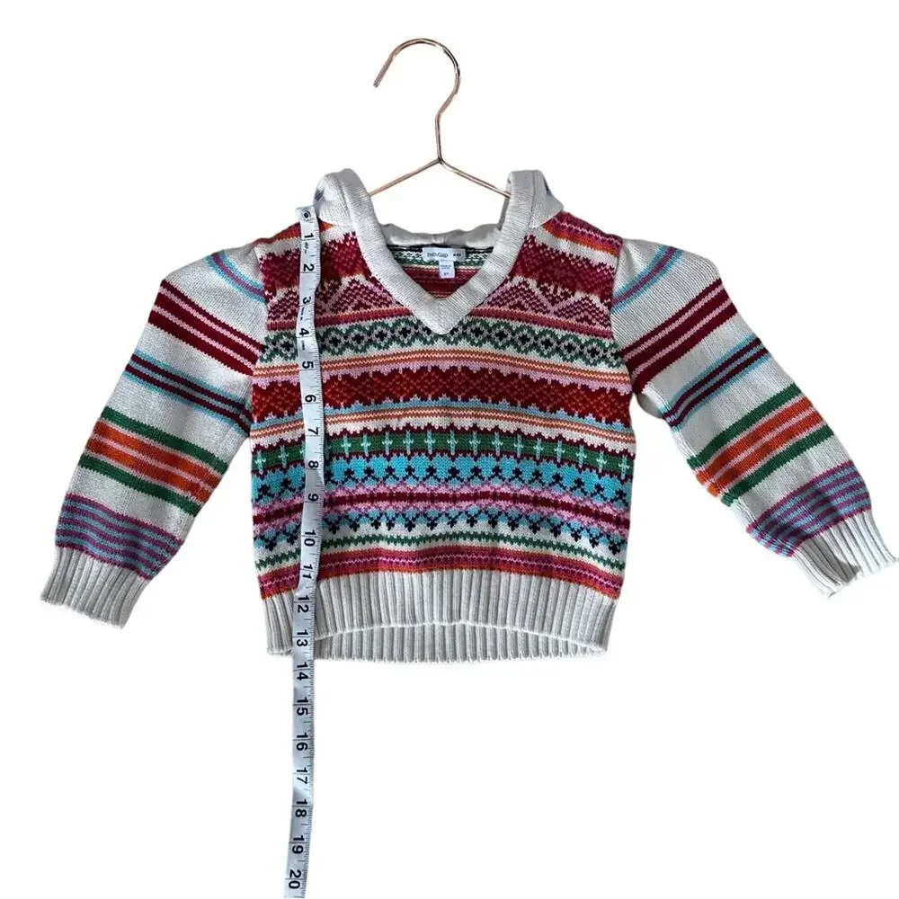 Baby Gap Hooded Knit Sweater - Size 3T - Excellent!
